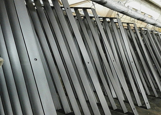 Pabrikasi Pagar Baja Bandara Internasional, Semi Gloss Heavy Metal Fabrication