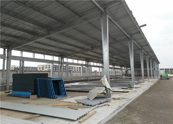 Konstruksi logam membangun cepat gudang industri struktur baja prefabrikasi bangunan
