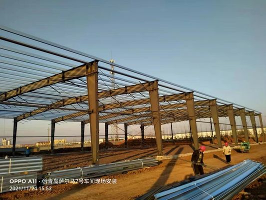 Portal Frame Solusi Bangunan Bengkel Struktur Baja Prefabrikasi