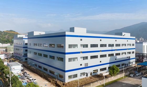 Pemasangan Industri Cepat Bangunan gudang prefab Desain yang dapat disesuaikan Penyimpanan Penghematan biaya