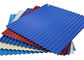 Galvanized Ppgi Color Coated Sheets Corrugated Steel Panels Untuk Atap / Dinding