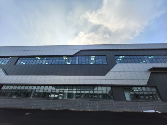 Fleksibel Rapid Assembly Struktur Baja Gedung Bangunan Untuk Bisnis