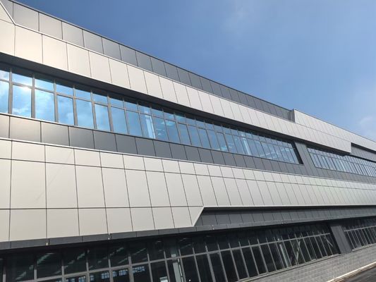 Sandwich Panel Cladding Prefabricated Steel Warehouse Resistant Seismik Solusi Ramah Lingkungan
