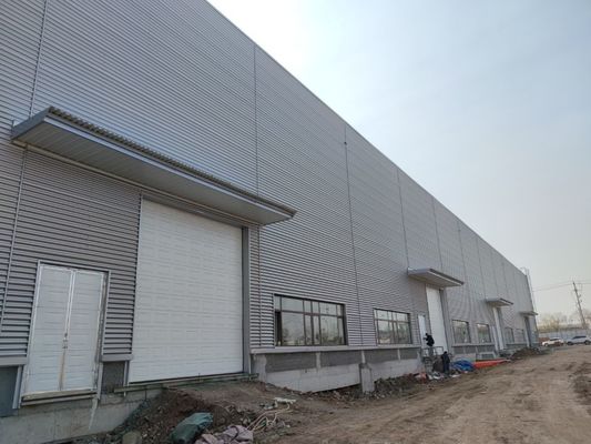 Konstruksi Baja Prefabrikasi Ukuran Kustom Desain Tahan Angin Tinggi