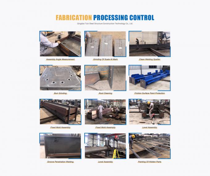 Fasilitas Pengolahan Pabrik Kimia Industri Ventilasi Saluran Saluran Struktur Baja Tahan Korosi 1